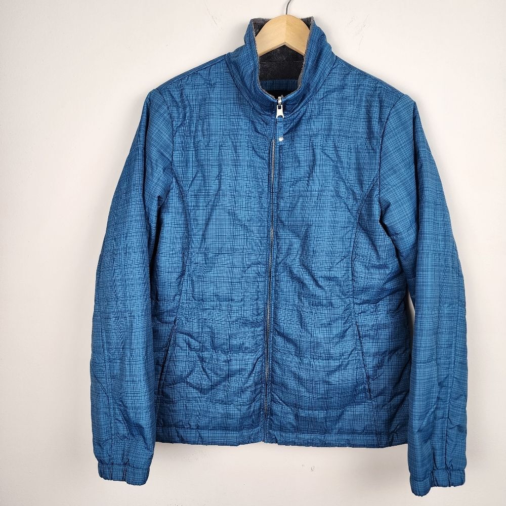 Aspen 3-in-1 Parka Jacket Women's Large Turquoise Blue Gorpcore Hooded Windbreak - Picture 13 of 16